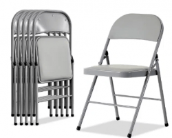 Metal Folding Chairs with Cushion