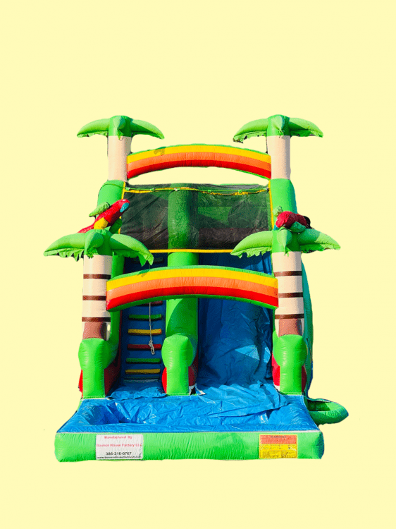 20ft Tropical Island Water Slide