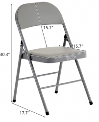 chairs202 1715004020 Metal Folding Chairs with Cushion